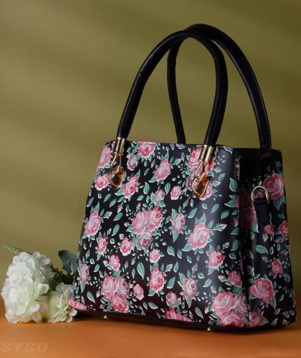 Women Multicolor Printed Casual Lightweight Everyday Handbag