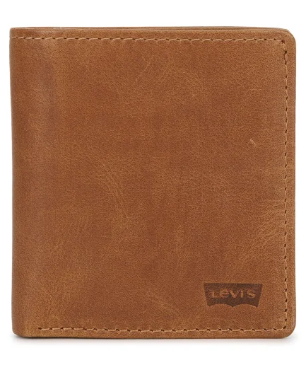 Dark Brown Bi Fold Leather Men Wallet Premium Finish