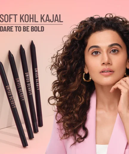 Women Jet Black Smudge Free Intense Long Stay Kajal