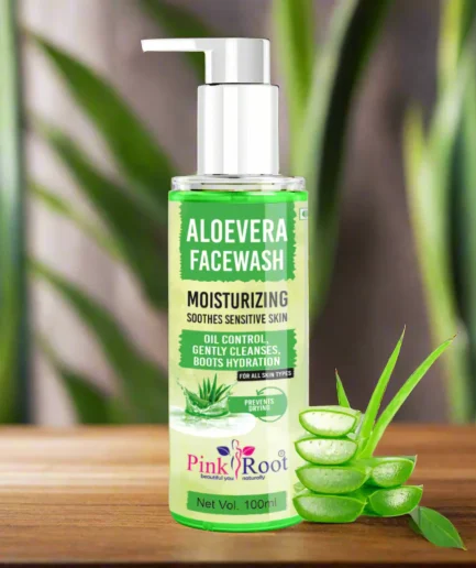 Women Aloe Green Gentle Hydrating Refreshing Daily Face Wash