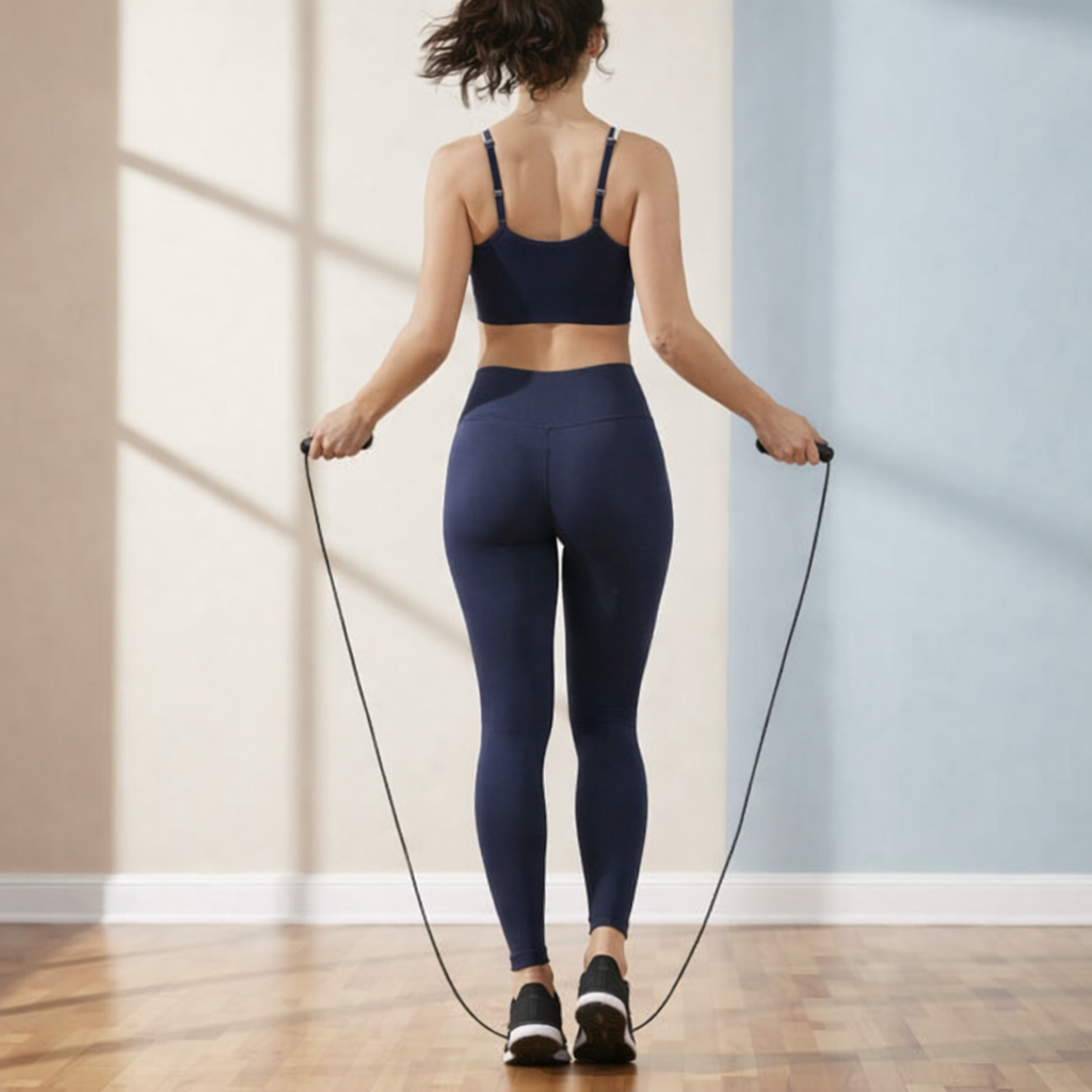 Women Black High Impact Gym Wear Set - Image 2