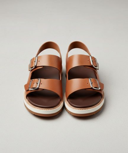 Brown Casual Sandals Comfortable Open Toe Daily Wear Men
