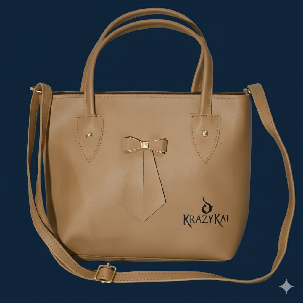 Women Beige Soft Finish Casual Everyday Handbag - Image 3