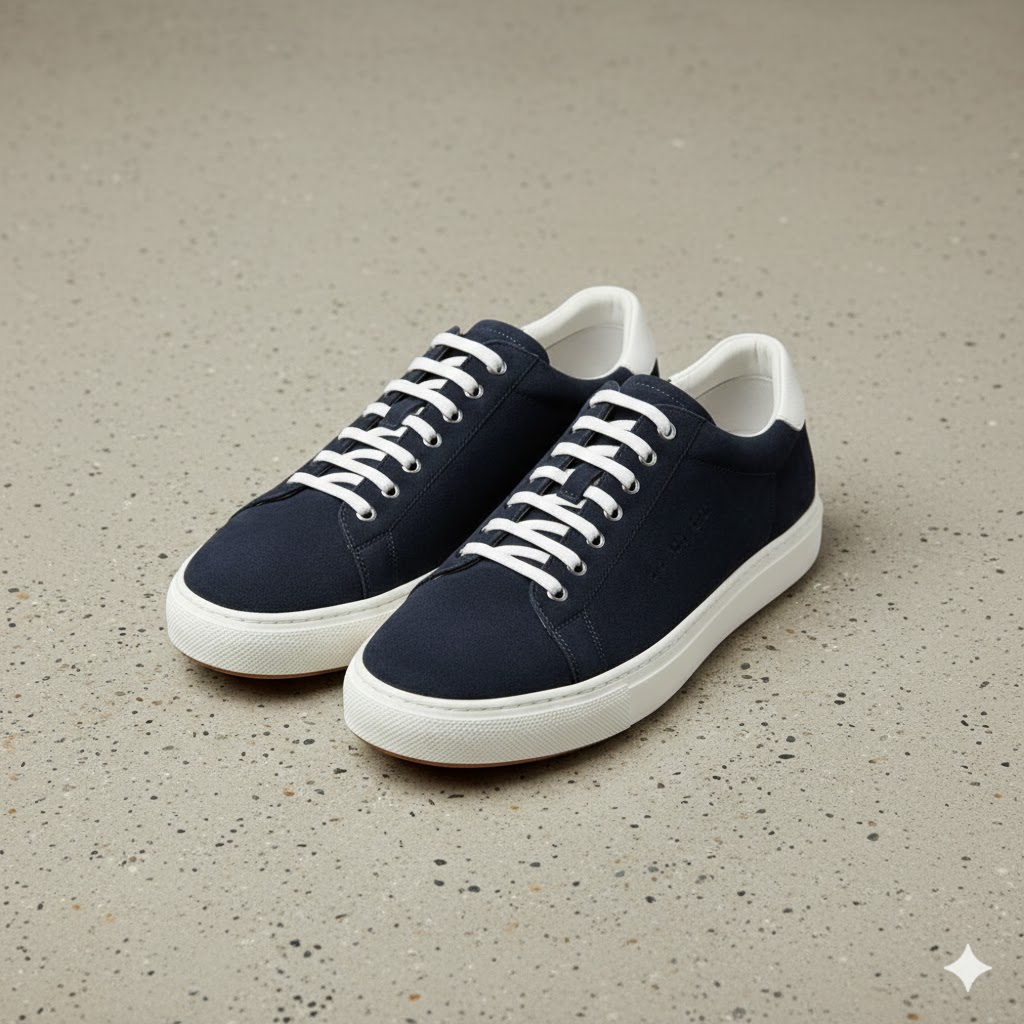 Black Fashion Sneakers Trendy Street Style Casual Men - Image 3