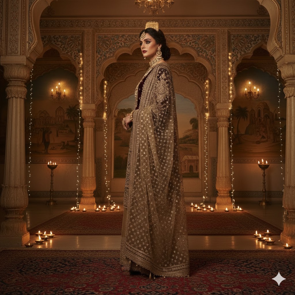 Women Green Royal Ethnic Designer Lehenga Set - Image 4