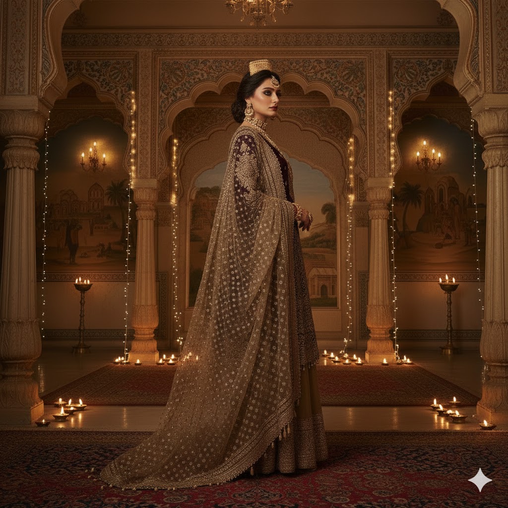 Women Green Royal Ethnic Designer Lehenga Set - Image 3