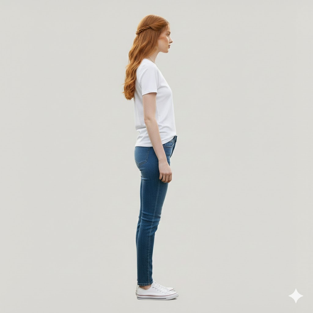 Women Blue Classic Denim Slim Fit Jeans - Image 3