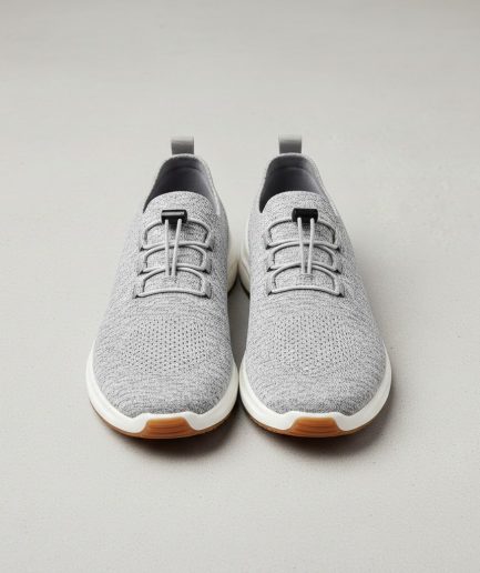 Grey Lightweight Shoes Flexible Comfort Daily Use Men