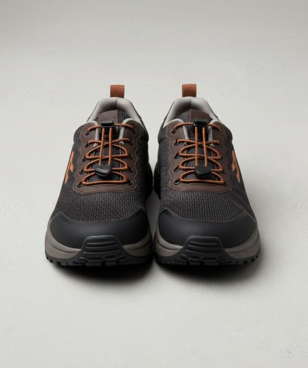 Black Outdoor Shoes Rugged Grip All Terrain Wear Men