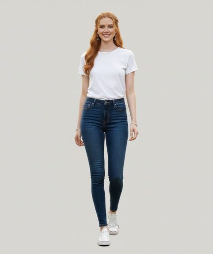 Women Blue Skinny Fit Stretch Denim Jeans