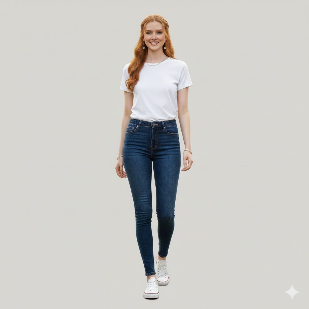 Women Blue Skinny Fit Stretch Denim Jeans