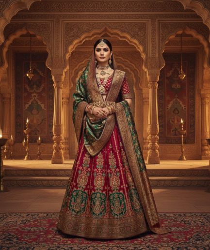 Women Maroon Classic Traditional Royal Ethnic Wear
