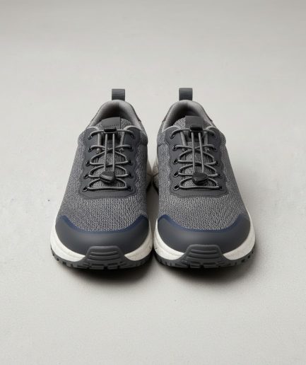 Grey Jogging Shoes Lightweight Cushion Running Training Men
