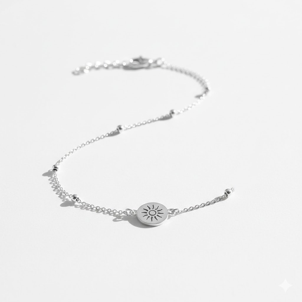 Women Silver Elegant Premium Daily Comfort Anklet Wear