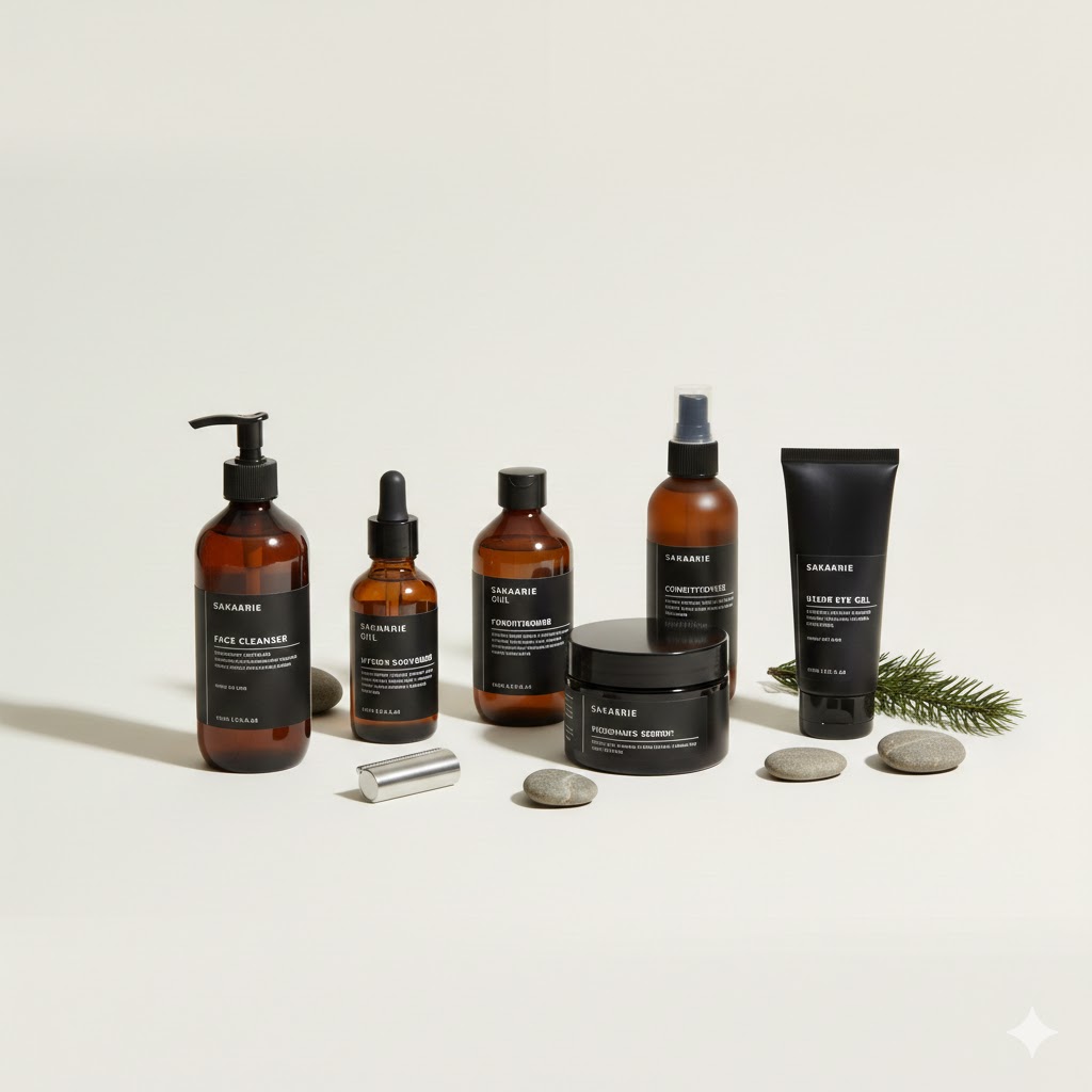 Complete Skin Care Kit Nourishing Daily Routine Set Men