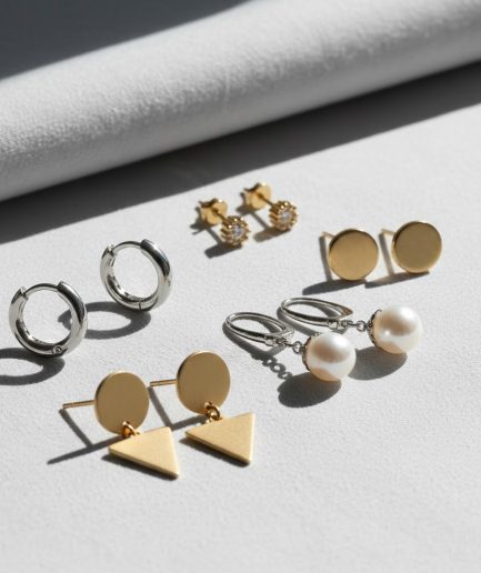 Women Silver Modern Premium Comfort Fashion Earrings Wear