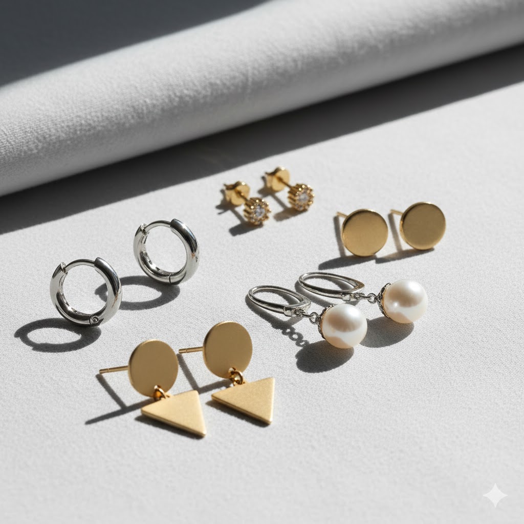 Women Silver Modern Premium Comfort Fashion Earrings Wear