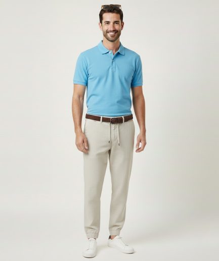 Polo T Shirt Smart Casual Weekend Wear Men