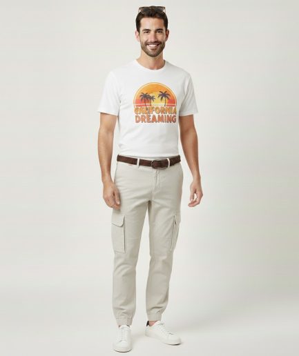 Cargo Pants Utility Style Comfortable Outdoor Casual Wear Men