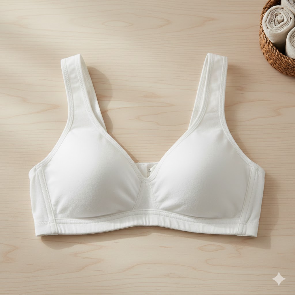 Women Beige Soft Cotton Everyday Comfort Support Bra