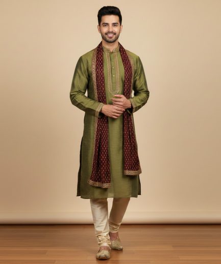 Festival Wear Kurta Colorful Traditional Celebration Outfit Men