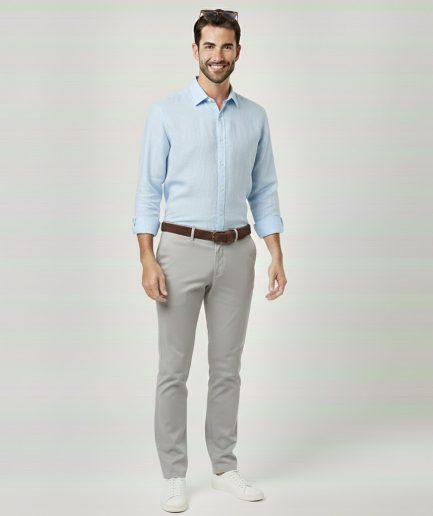 Full Sleeve Cotton Shirt Formal Casual Versatile Wear Men