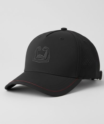 Men Premium Black Sports Fitness Training Cap Wear