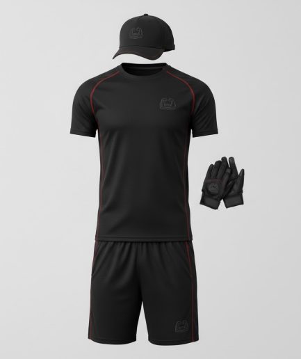 Men Complete Black Activewear Fitness Combo Training Set