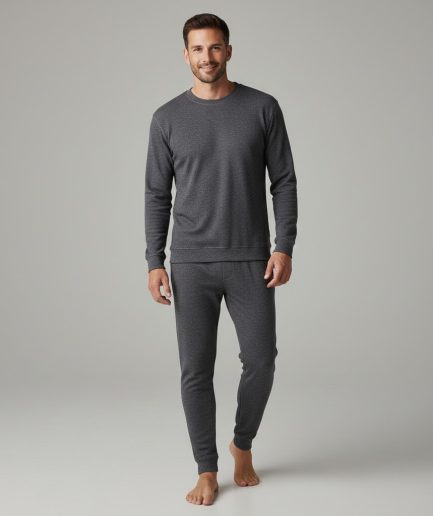 Men Winter Innerwear Warm Thermal Layer Cold Weather Wear
